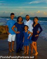 Davis Florida family beach portraits