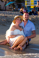 Copeland Hollywood beach family portraits couples