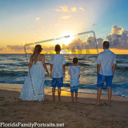 Florida family vacation portraits on Fort Lauderdale Beach, Florida by Bill Miller Photography