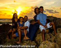 Davis Florida family beach portraits