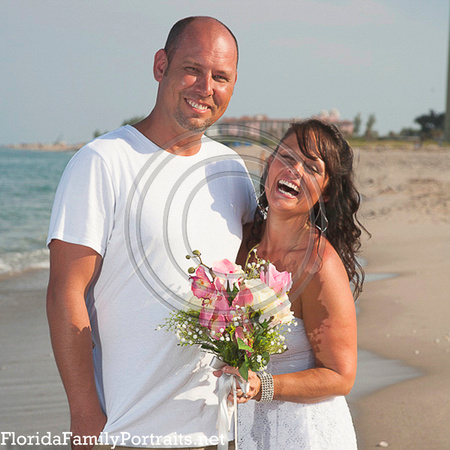 Fort Lauderdale beach wedding photography by Bill Miller.