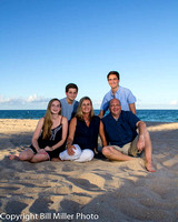 Miami Fort Lauderdale Florida family vacation portraits at sunrise by Bill Miller Photography