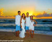 Florida family vacation portraits on Fort Lauderdale Beach, Florida by Bill Miller Photography