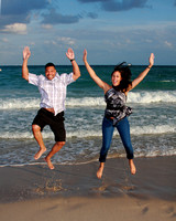 Torres family portraits on Fort Lauderdale beach by Bill Miller photography