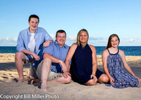 Miami Fort Lauderdale Florida family vacation portraits at sunrise by Bill Miller Photography